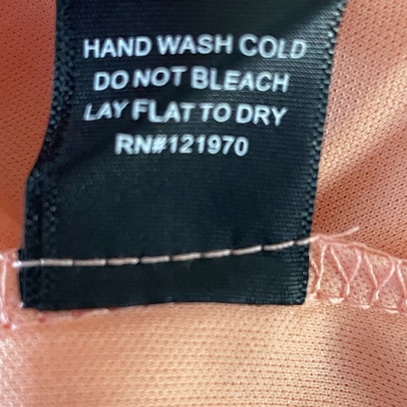 NWT - Pink Lily Women’s Small Peach Off The Shoulder Dress - Picture 10 of 10